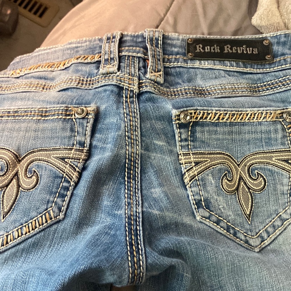 Rock Revival Blake Easy Boot Cut jeans size 26